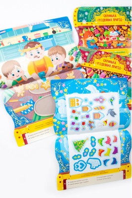 Книга україномовна, з наклейками, "Скринька різдвяних пригод"